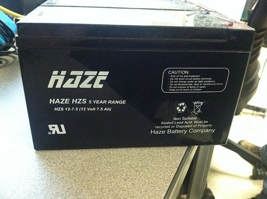 12V sealed lead-acid battery