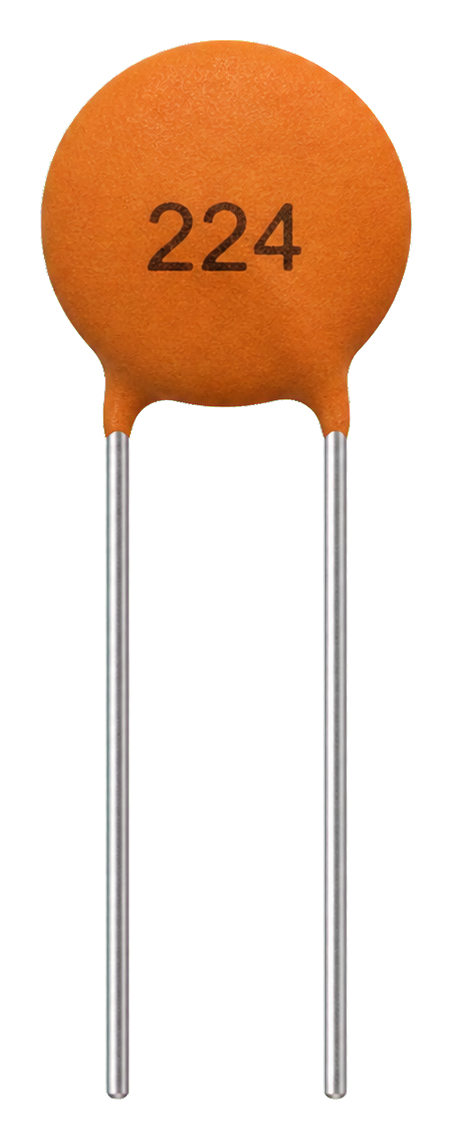 Non-polarized ceramic capacitor