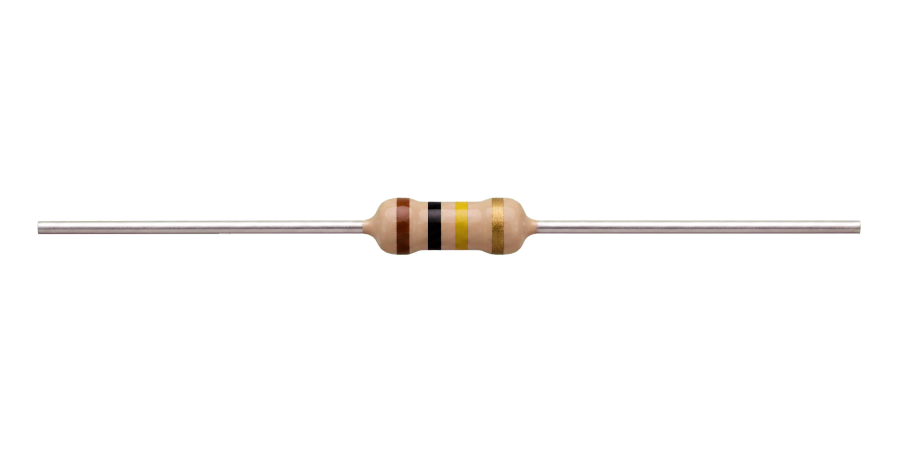 100kΩ axial through-hole resistor