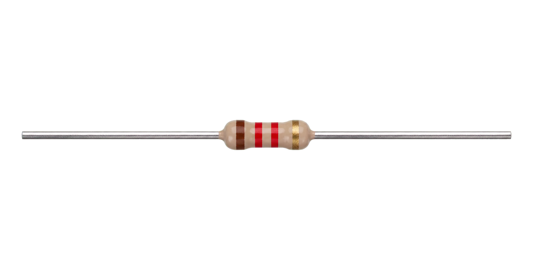 1.2kΩ axial through-hole resistor