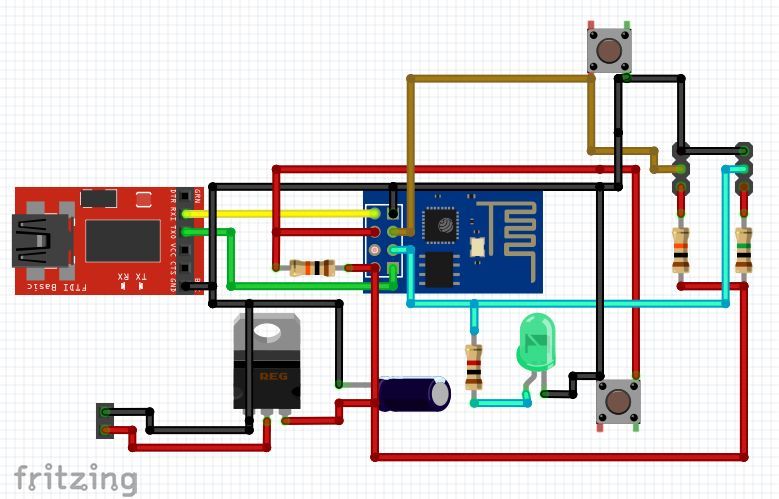 Emergency Button for 7$, Arduino, WIFI and ESP8266 - source illustration from page 921
