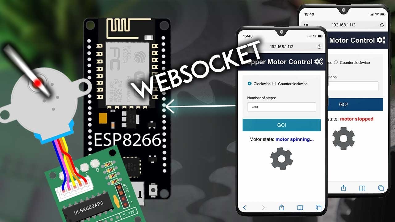 ESP8266 NodeMCU Web Server: Control Stepper Motor (WebSocket) - source illustration from page 977