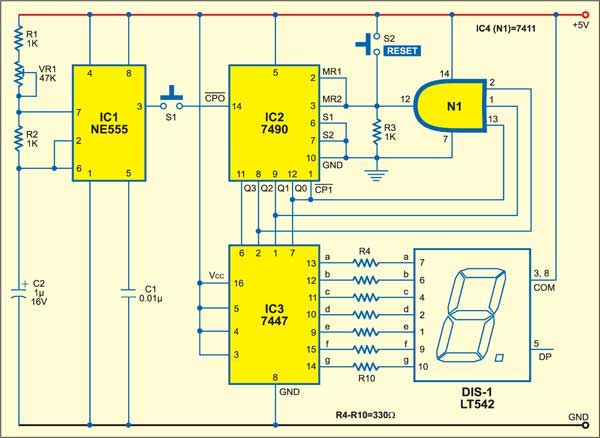 Electronic Dice - source illustration from page 161