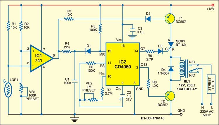 Street Light Controller - source illustration from page 247 Street Light Controller - source illustration from page 247