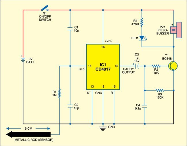 Continuity Tester with a Chirping Sound - source illustration from page 151