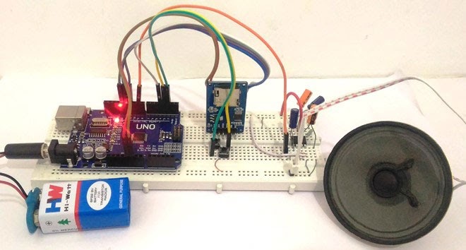 Simple Arduino Audio Player and Amplifier with LM386 - source illustration from page 740