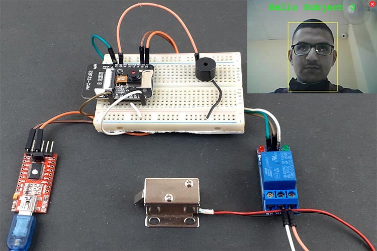 ESP32-CAM Face Recognition Door Lock System - source illustration from page 1383