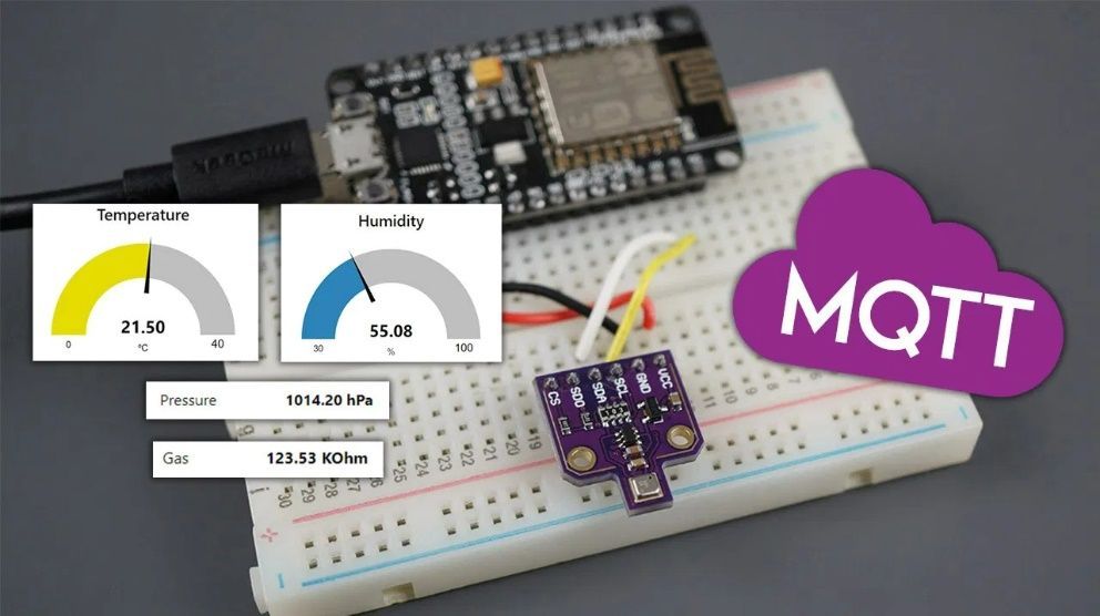 ESP8266 NodeMCU MQTT - Publish Temperature, Humidity, Pressure, and Gas Readings from a BME680 Sensor (Arduino IDE) - source illustration from page 1015