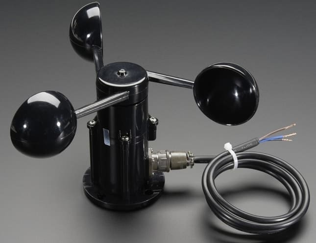 Measure Wind Speed with Anemometer on ESP32 TFT Display - source illustration from page 1426