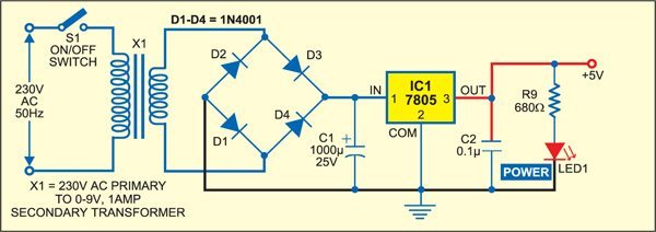 Figure 2 shows the pins of BD139 and the regulator IC 7805. Through Figure 2 shows the pins of BD139 and the regulator IC 7805. Through