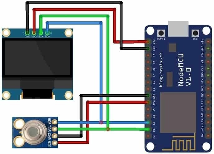 IoT IR Thermometer using MLX90614 & ESP8266 on Blynk - source illustration from page 1166 IoT IR Thermometer using MLX90614 & ESP8266 on Blynk - source illustration from page 1166