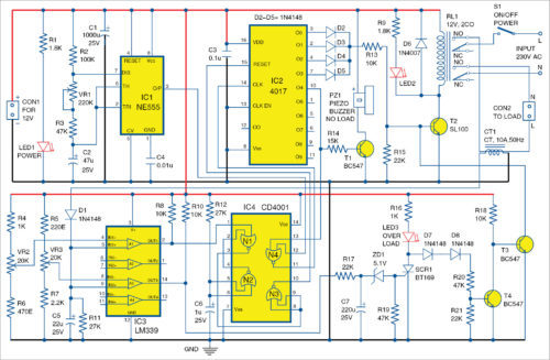 No-Load and Overload Protector for AC Motors - source illustration from page 337