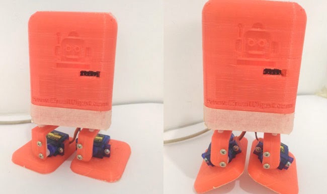 Arduino based Bluetooth Biped Bob (Walking & Dancing Robot) - source illustration from page 745