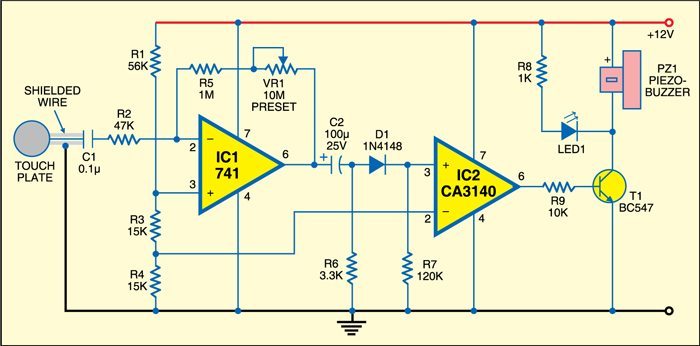 Touch Sensitive Alarm - source illustration from page 427