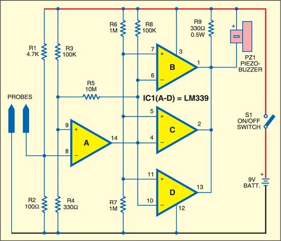 Audible Continuity Tester - source illustration from page 280