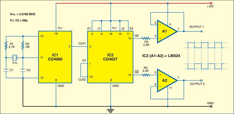 Crystal Based 50Hz Generator - source illustration from page 184
