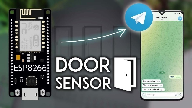 ESP8266 NodeMCU Door Status Monitor with Telegram Notifications - source illustration from page 972