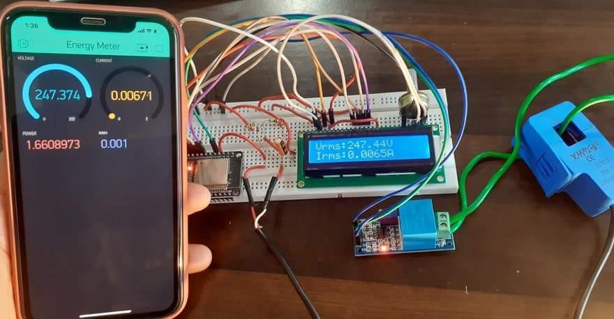 IoT Based Electricity Energy Meter using ESP32 & Blynk - source illustration from page 1442