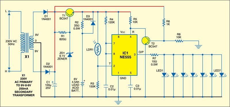 Smart Emergency Light - source illustration from page 94