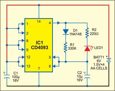 Micro-Power Flasher - source illustration from page 212