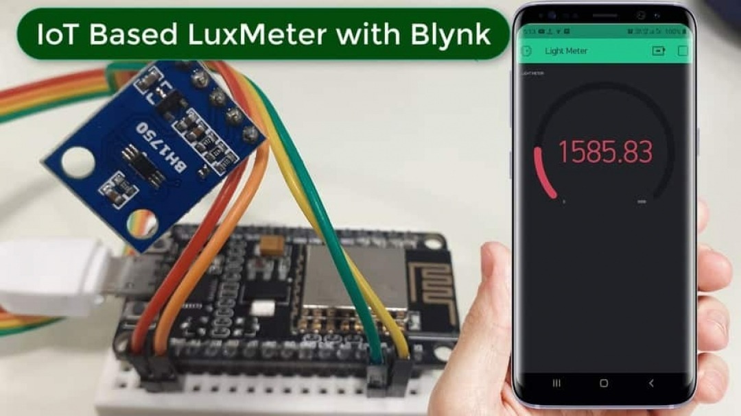 sensor, we can figure out how much light there is in lux units and see how
