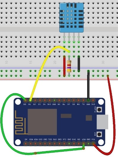 ESP8266 Daily Task - Publish Temperature Readings to ThingSpeak - source illustration from page 1057