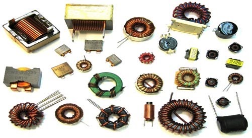 you can see in the figure below, the inductors have an air-cored core, so