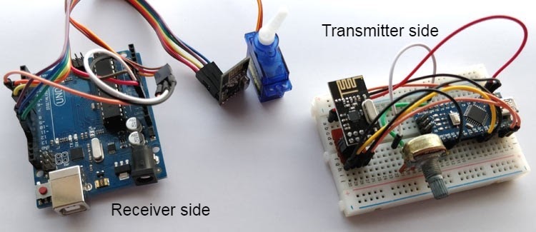 Interfacing nRF24L01 with Arduino: Controlling Servo Motor - source illustration from page 684 Interfacing nRF24L01 with Arduino: Controlling Servo Motor - source illustration from page 684