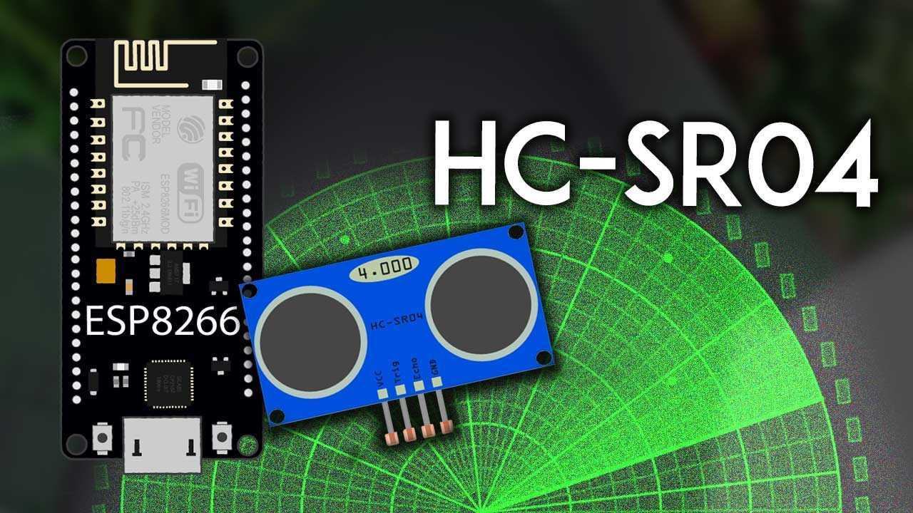 ultrasonic sensor to figure out how far away an object is.
