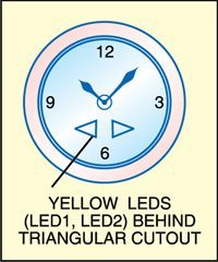 Clock Tick-Tock Sound Generator and LED Pendulum - source illustration from page 75