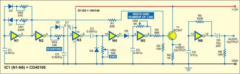 TV Pattern Generator - source illustration from page 66 TV Pattern Generator - source illustration from page 66