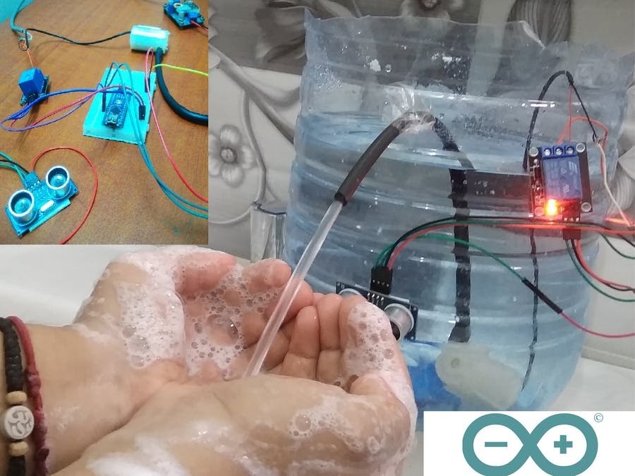 Fig.1: Prototype of Automatic Faucet (Touchless) for COVID-19 Using Arduino