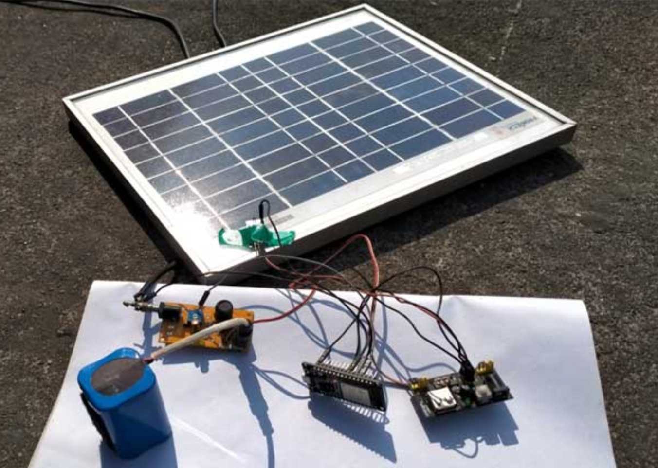 Monitoring the power output of solar panels over the Internet of Things using ESP32 and ThingSpeak - source illustration from page 1377