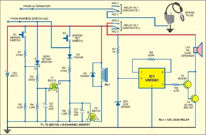 Motorbike Alarm - source illustration from page 549