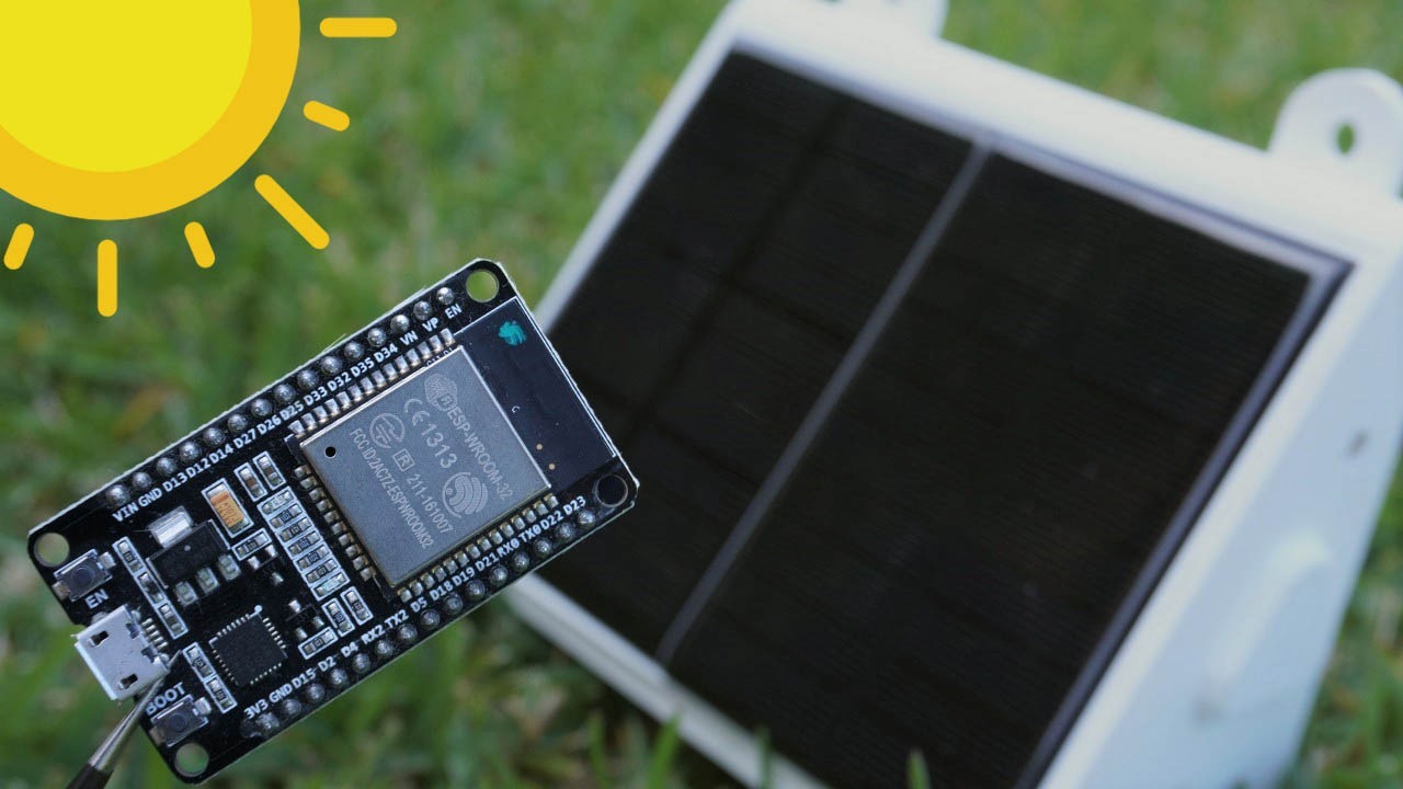 Power ESP32/ESP8266 with Solar Panels (includes battery level monitoring) - source illustration from page 1306