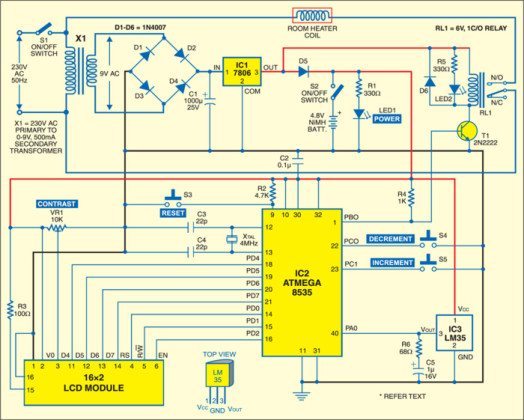 Temperature Control & Indicator System - source illustration from page 242