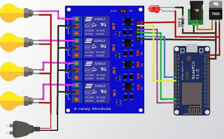 Home Automation using Google Firebase & NodeMCU ESP8266 - source illustration from page 1188