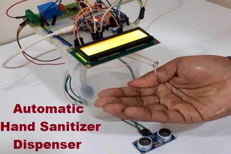 Automatic Hand Sanitizer Dispenser with COVID19 - source illustration from page 1390