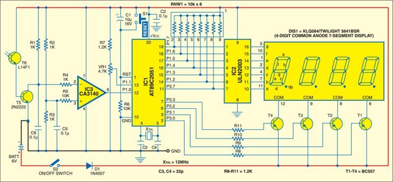 Microcontroller-Based Tachometer - source illustration from page 240 Microcontroller-Based Tachometer - source illustration from page 240