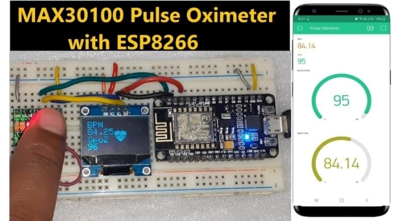MAX30100 Pulse Oximeter with ESP8266 on Blynk IoT App - source illustration from page 1220 MAX30100 Pulse Oximeter with ESP8266 on Blynk IoT App - source illustration from page 1220