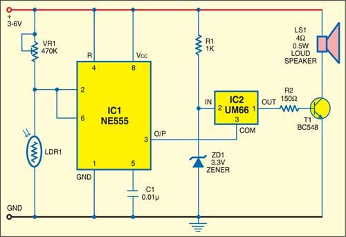 Light Operated Doorbell - source illustration from page 249