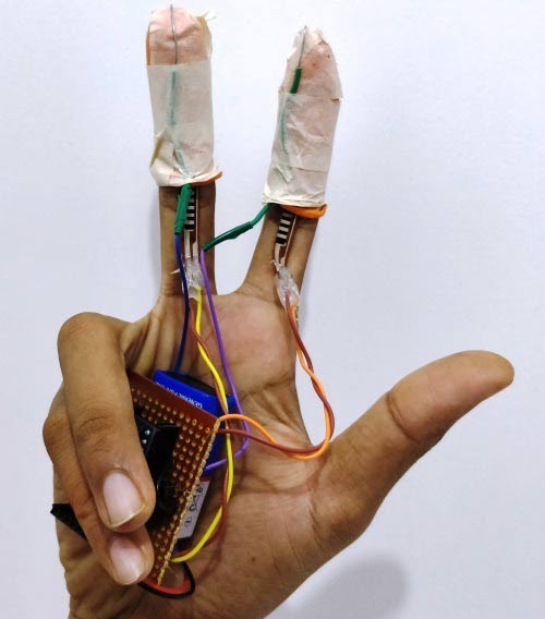 Generating Tones by Tapping Fingers using Arduino - source illustration from page 847
