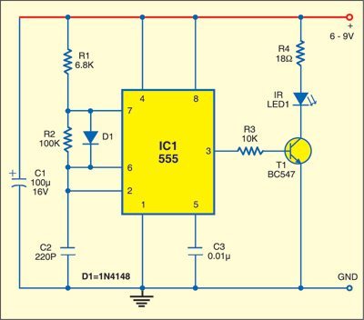 Infrared Burglar Alarm - source illustration from page 245 Infrared Burglar Alarm - source illustration from page 245
