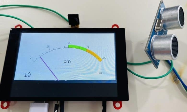 The HC-SR04 ultrasonic sensor uses SONAR, just like bats do, to figure