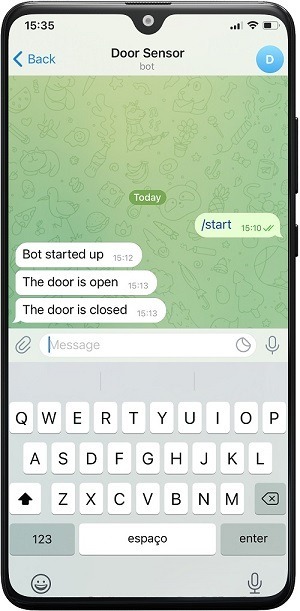 ESP8266 NodeMCU Door Status Monitor with Telegram Notifications - source illustration from page 976