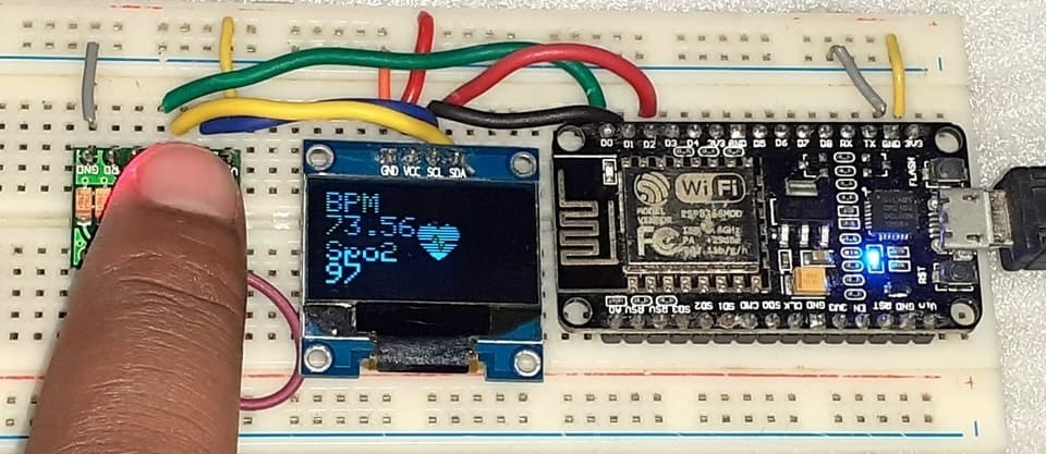 MAX30100 Pulse Oximeter with ESP8266 on Blynk IoT App - source illustration from page 1225 MAX30100 Pulse Oximeter with ESP8266 on Blynk IoT App - source illustration from page 1225