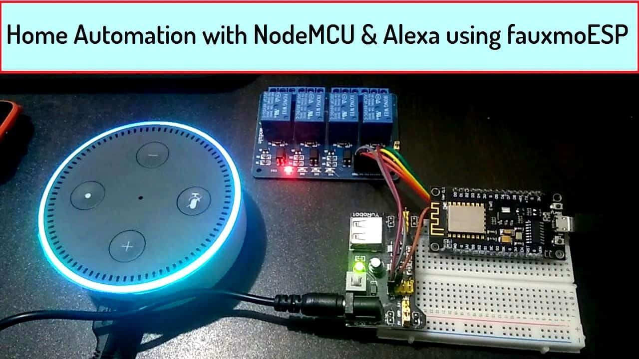 Voice Based Home Automation with NodeMCU & Alexa using fauxmoESP - source illustration from page 1248
