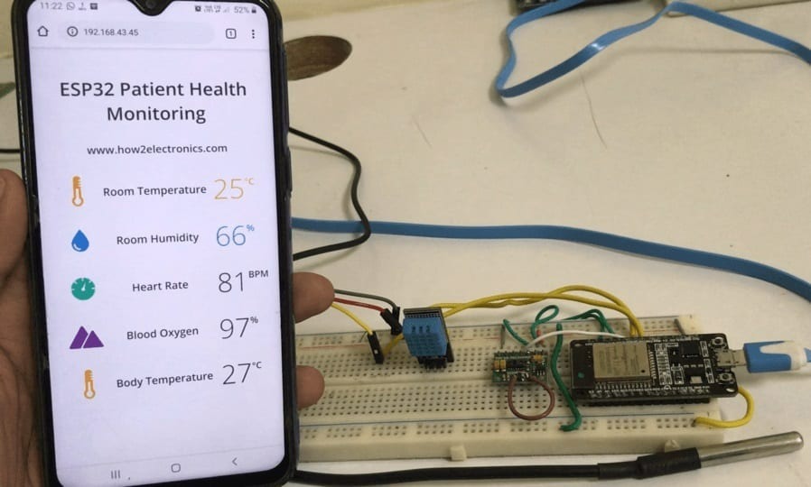 IoT Based Patient Health Monitoring using ESP8266 & Arduino - source illustration from page 1258