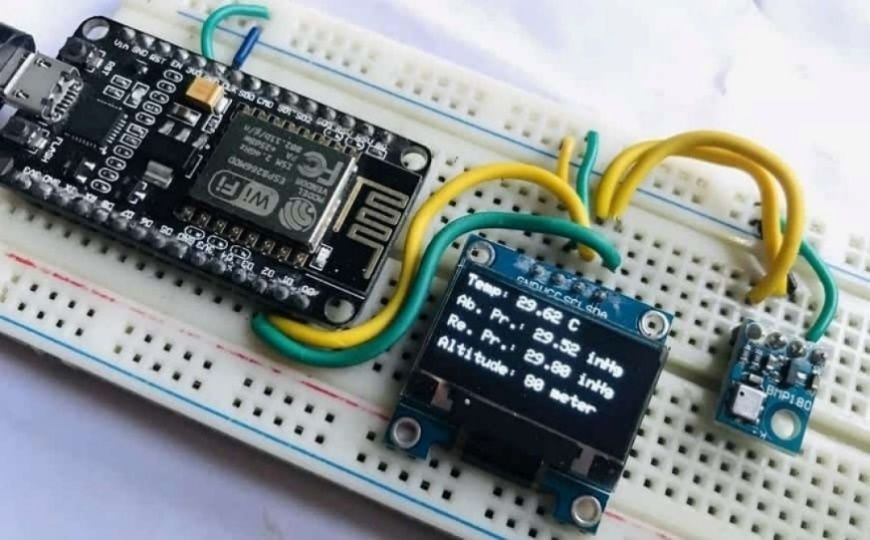 BMP180 Pressure Temperature Monitor on Thingspeak with ESP8266 - source illustration from page 1201