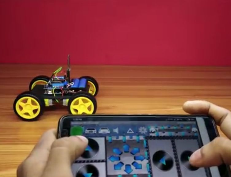 Bluetooth Controlled Toy Car using Arduino - source illustration from page 785